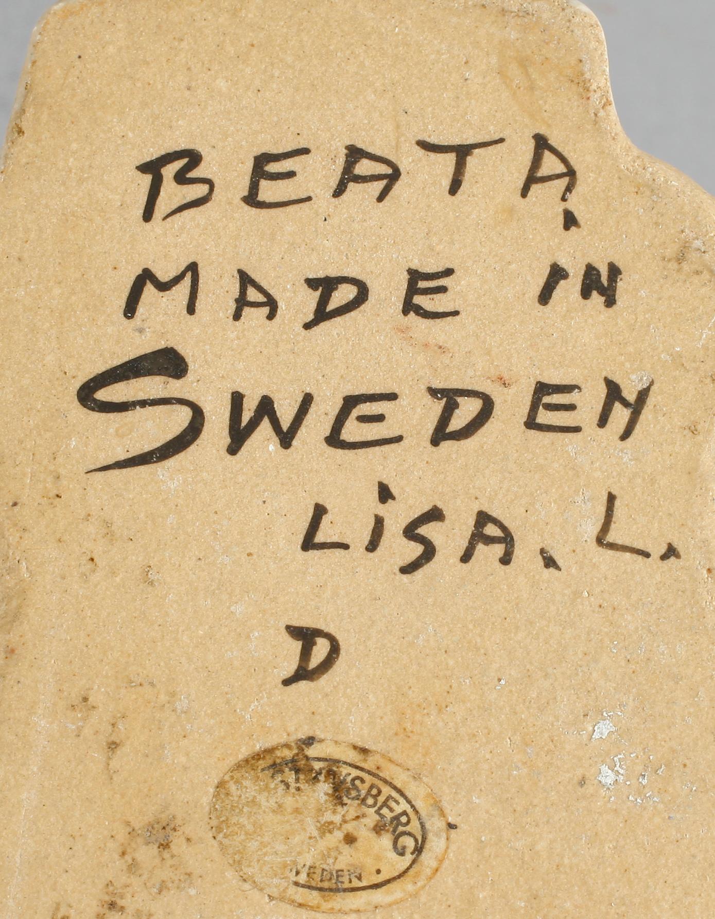 FIGURIN, stengods. Lisa Larson, Gustavsberg.
