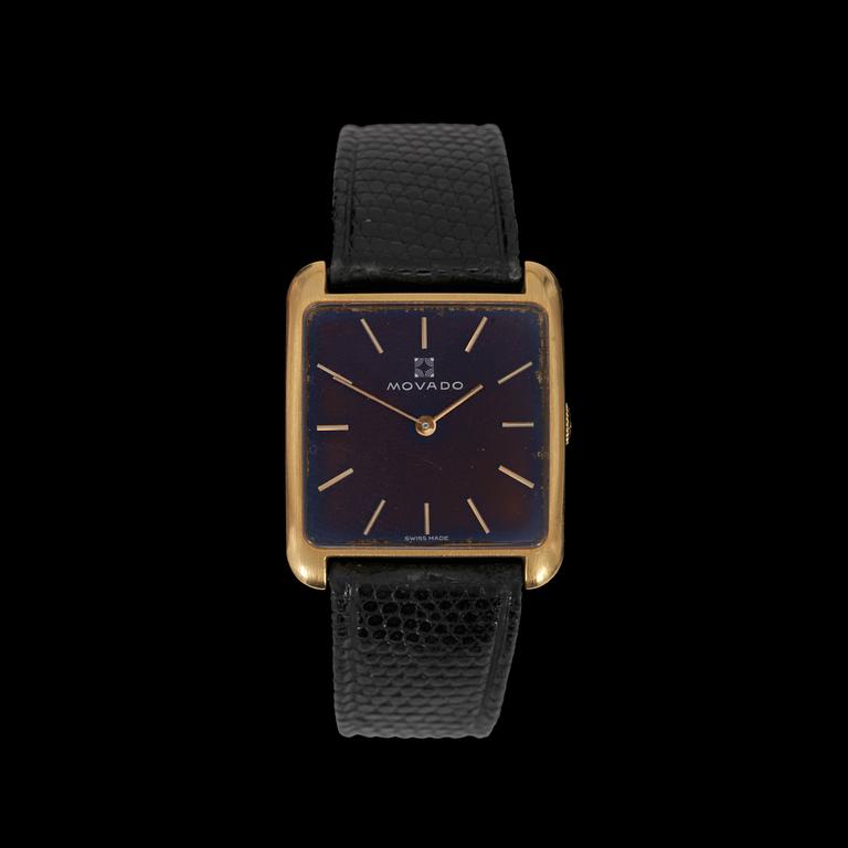 MOVADO, herr, 18k guld, 1980-tal.