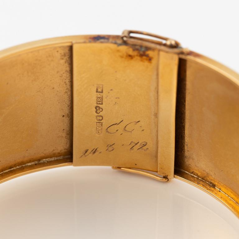 Bracelet, 18K gold, GVH, Guldvaruhuset Aktiebolag Stockholm  1962.