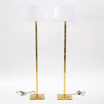 Golvlampor, ett par, EWÅ, 1900-talets senare del.