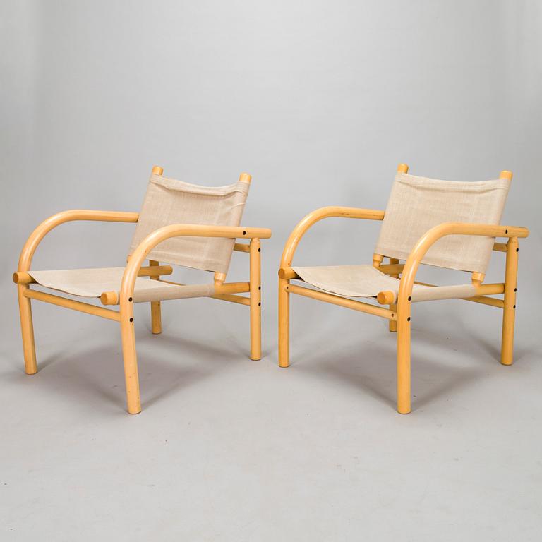 Ben af Schultén, fåtöljer, ett par, modell 411, Artek 1900-talets slut.