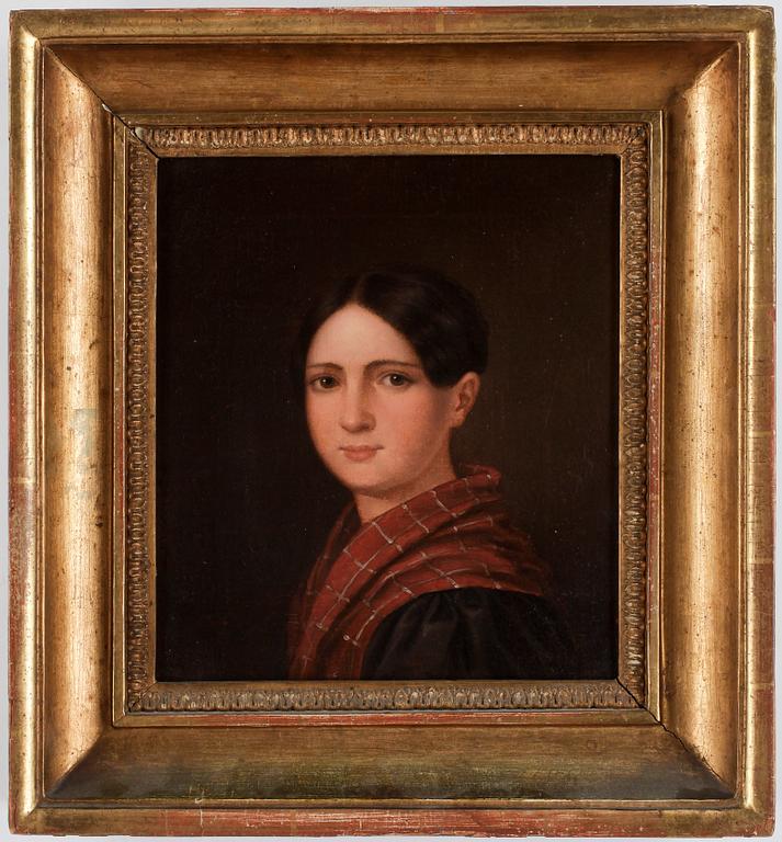 OKÄND KONSTNÄR, olja på duk, osign. 1800-tal.