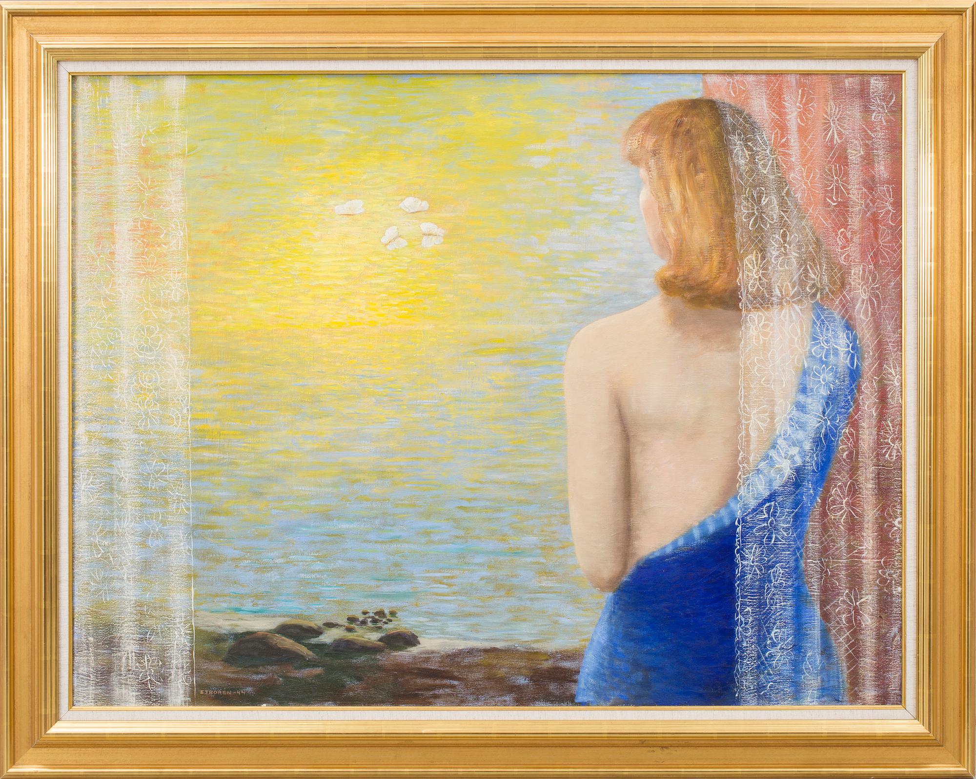 ESAIAS THORÉN, Olja på duk, signerad och daterad -44.