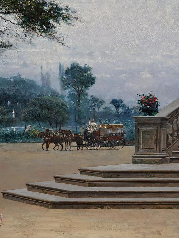 August Hagborg, In the Tuileries Garden.