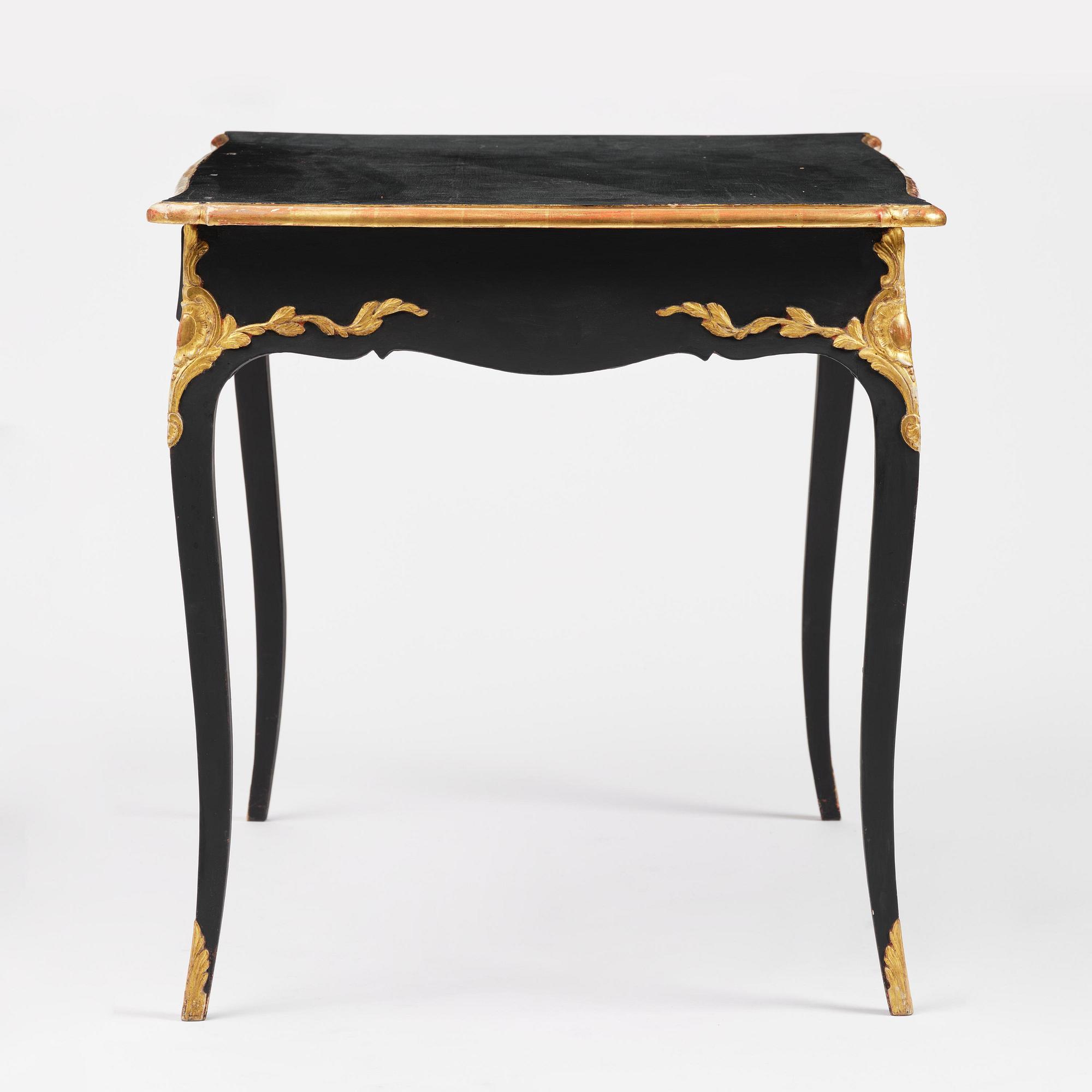 A Swedish rococo desk by C. W. Hein (master in Stockholm 1755-83).