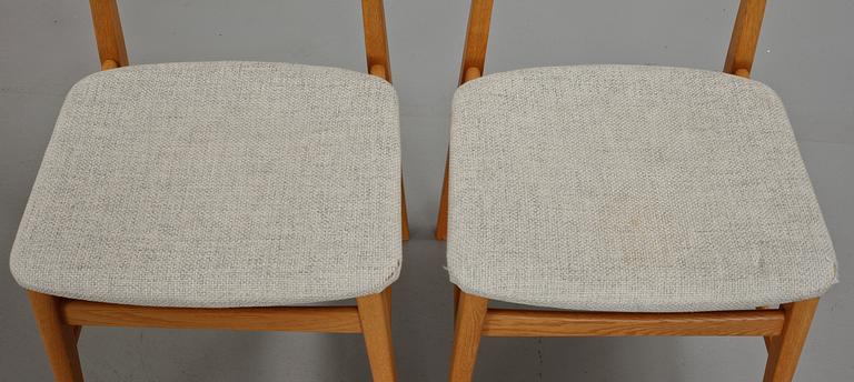 STOLAR, 4 st, troligen Danmark, 1900-talets andra hälft.