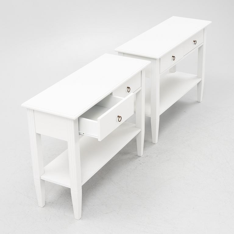 Side tables, a pair, "Stockholm", Englesson.