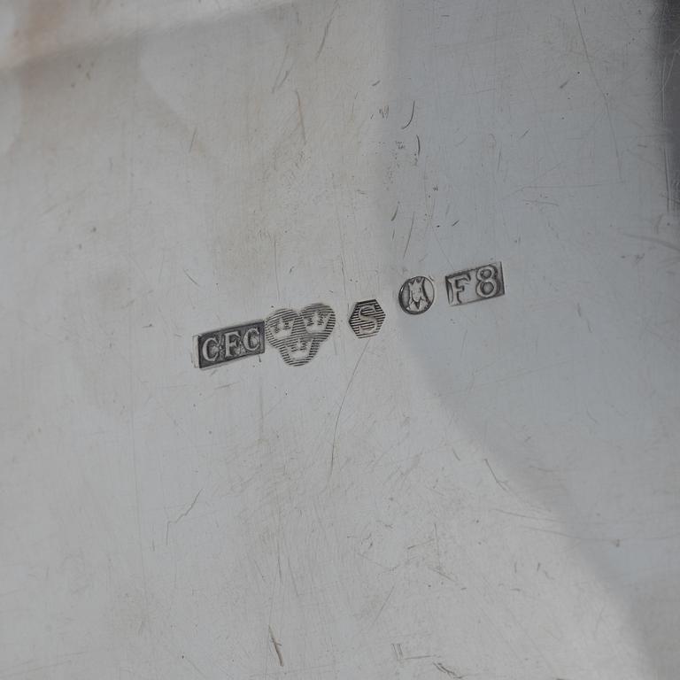 A Swedish silver bowl/dish, mark of Carl Fredrik Carlman, Stockholm 1932.