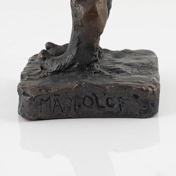 Bror Marklund, Sculpture, bronze, signed BM, height 22.5 cm.