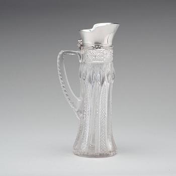 TIFFANY & CO, karaff, silver, omkring år 1900.
