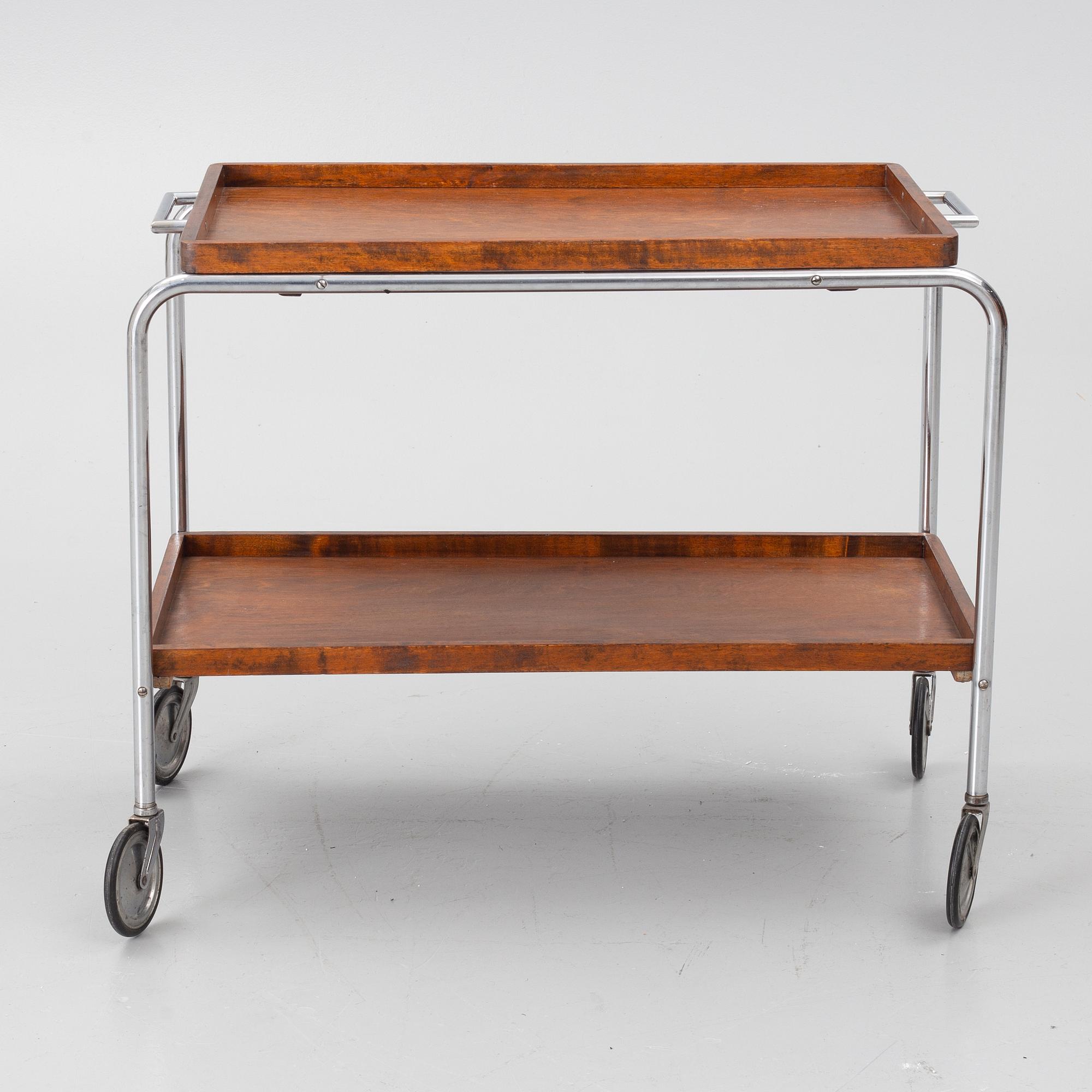 Serving trolley, Functionalist, 1930s.