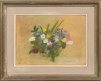 Anna Berg, a signed oil on board.