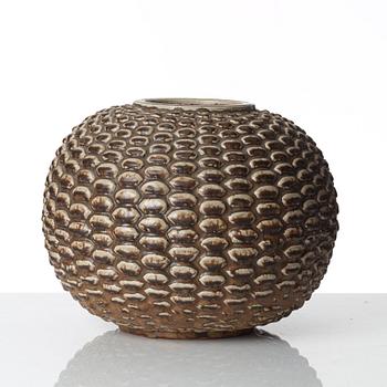 Axel Salto, a stoneware vase, Royal Copenhagen, Denmark 1958.