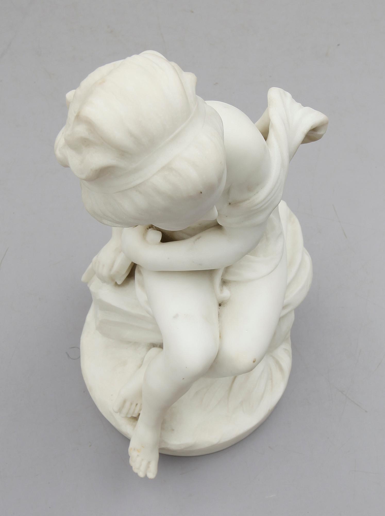 SKULPTUR, marmor, 1800-/1900-tal.