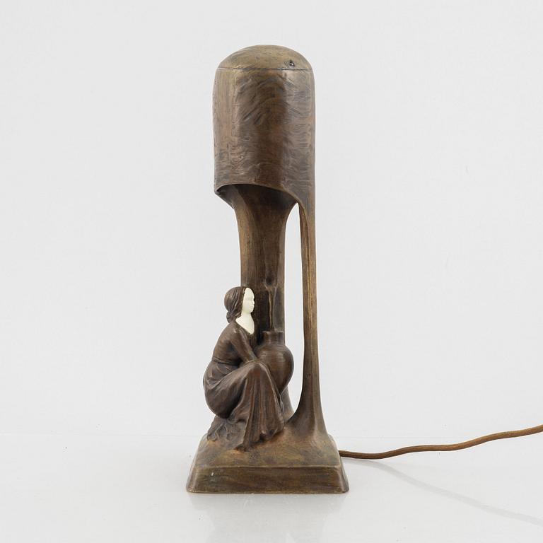 Peter Tereszczuk, table lamp, early 20th century.