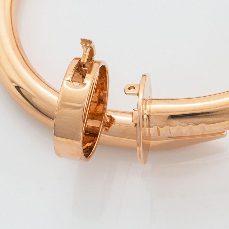 A Cartier bracelet "Juste en Clou" large model.