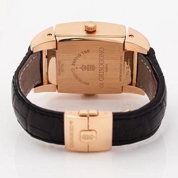 De Grisogono, Doppio tre, wristwatch, 36 x 35.5 mm.