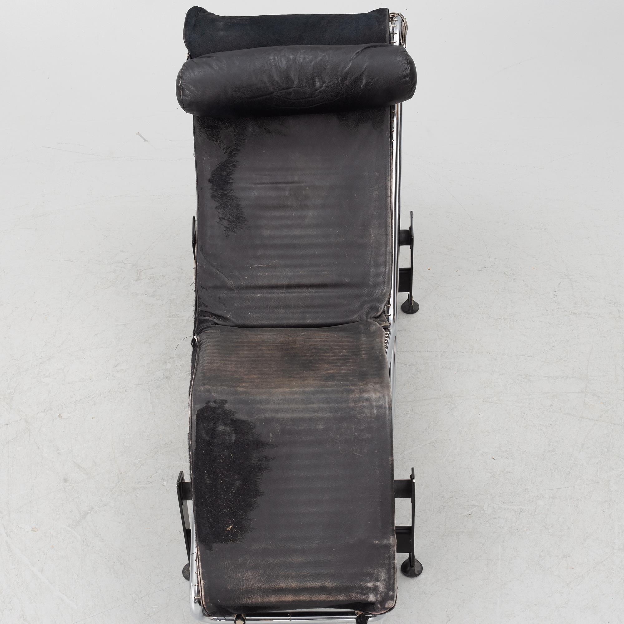 Charlotte Perriand, & Le Corbusier, lounge chair, "LC4".
