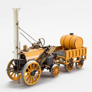HORNBY, ånglok med tender, "Stephensons Rocket", 1900-talets senare del, spårvidd 3,5 tum.