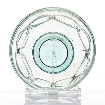 A glass bowl, presumably Venetian, 16th/17th Century.