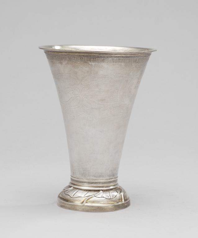 A Swedish 18th century beaker, 1793.