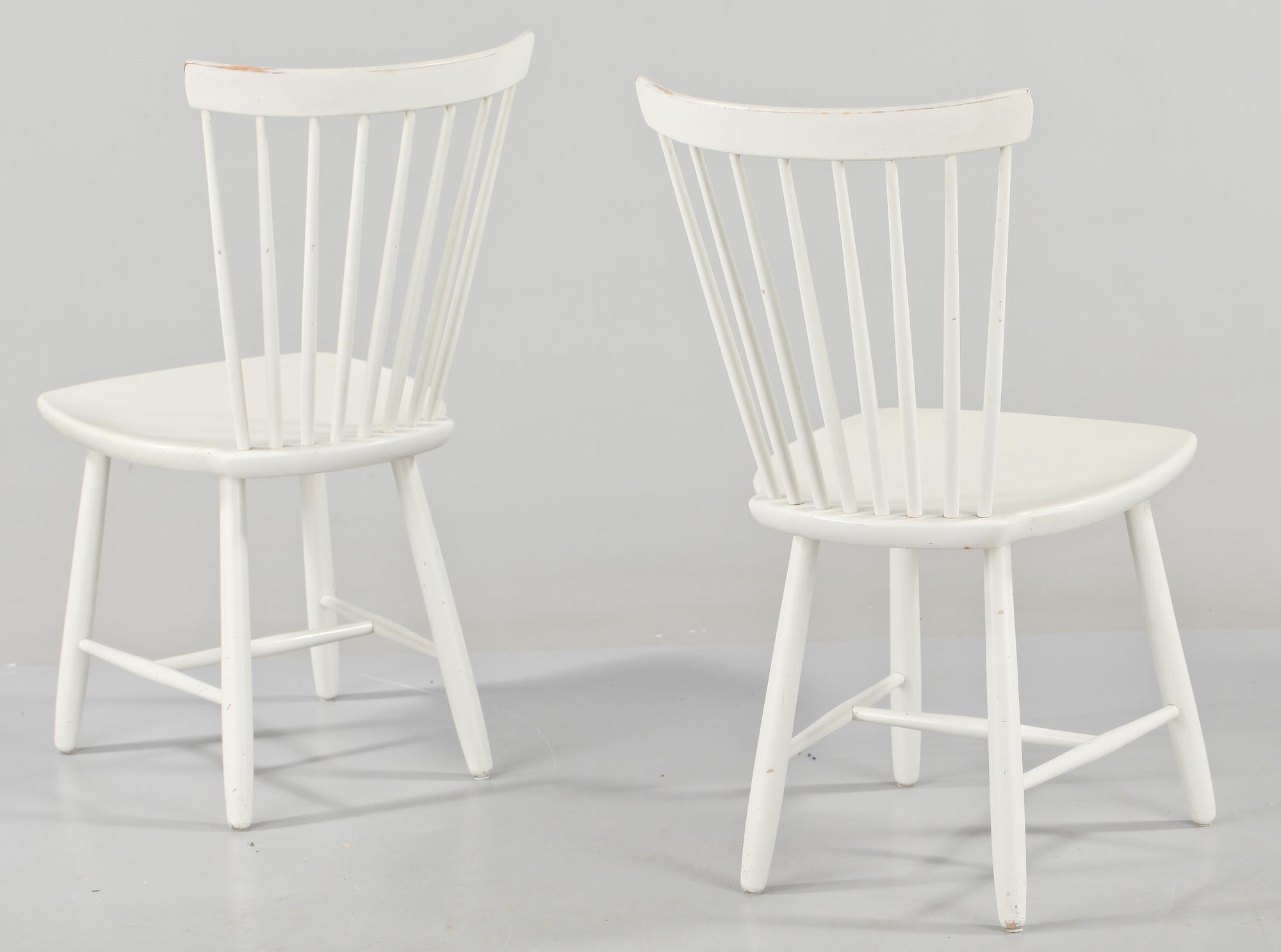 PINNSTOLAR, ett par, 1900-talets andra hälft.