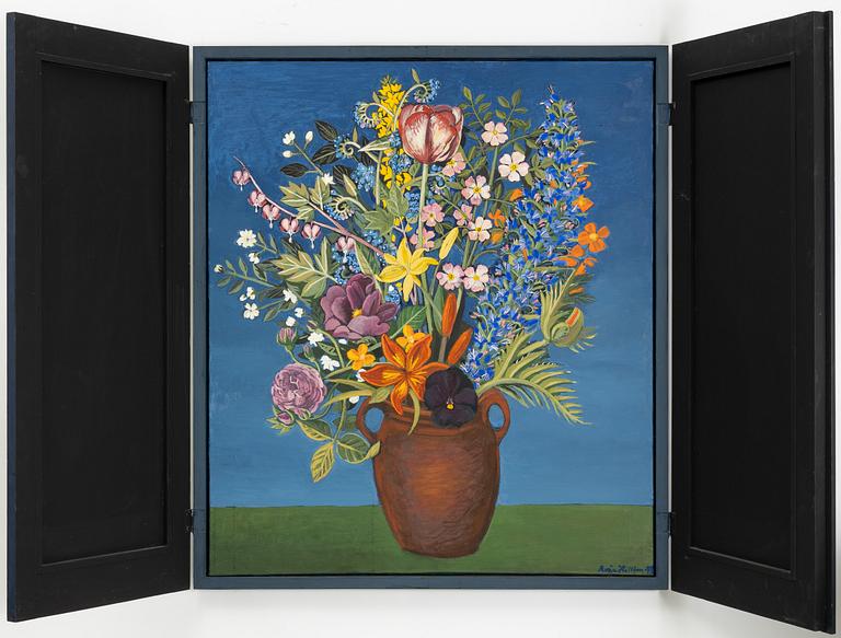 Maria Hillfon, Still life with flowers.