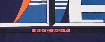 HERMÈS, silk scarf "Rialto".