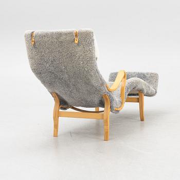 Bruno Mathsson, reclining armchair, "Pernilla 3", Dux, second half of the 20th century.