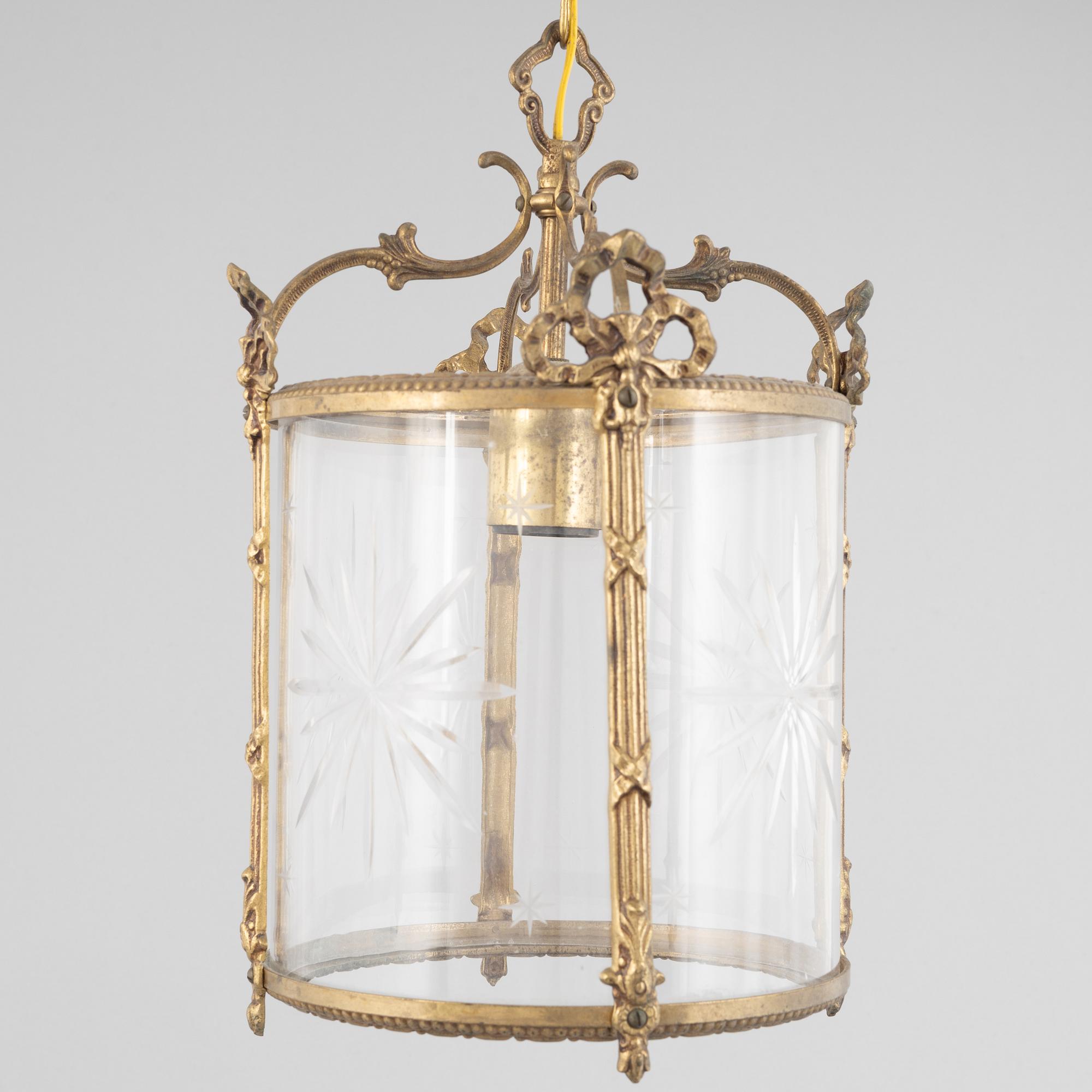 A ceiling lamp, mid-20th Century.