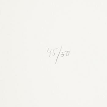 Jan Håfström, etching in colours, 2020, signed 45/50.