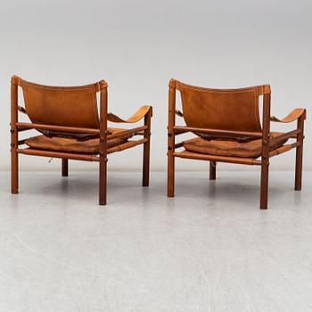 A air of Sirocco" arm chairs by Arne Norell, 1960s/1970s.