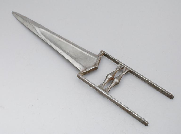 KATAR, stål, orientalisk, 1800-/1900-tal.