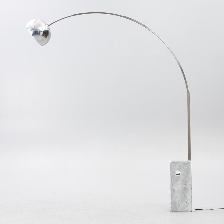 Achille & Pier Giacomo Castiglioni, an 'Arco' ceiling lamp, Flos, Italy.