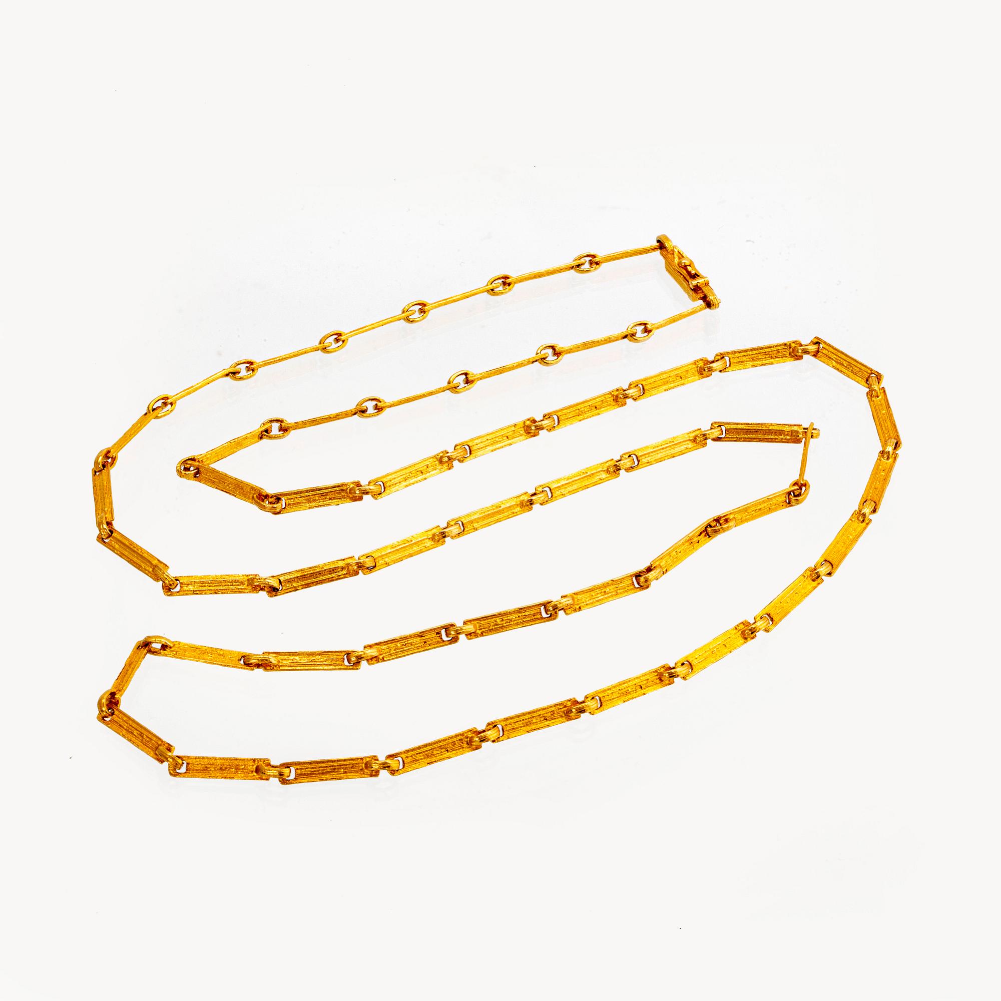 Björn Weckström, a 18K gold necklace, Lapponia.