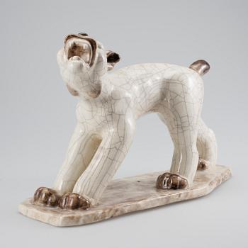 JOSEF MANUEL, skulptur, porslin, signerad och daterad -35.