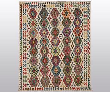 A carpet, kilim, ca 300 x 207 cm.