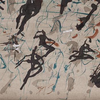 PETRUS TEN SIETHOFF, mixed media, signed PTS.