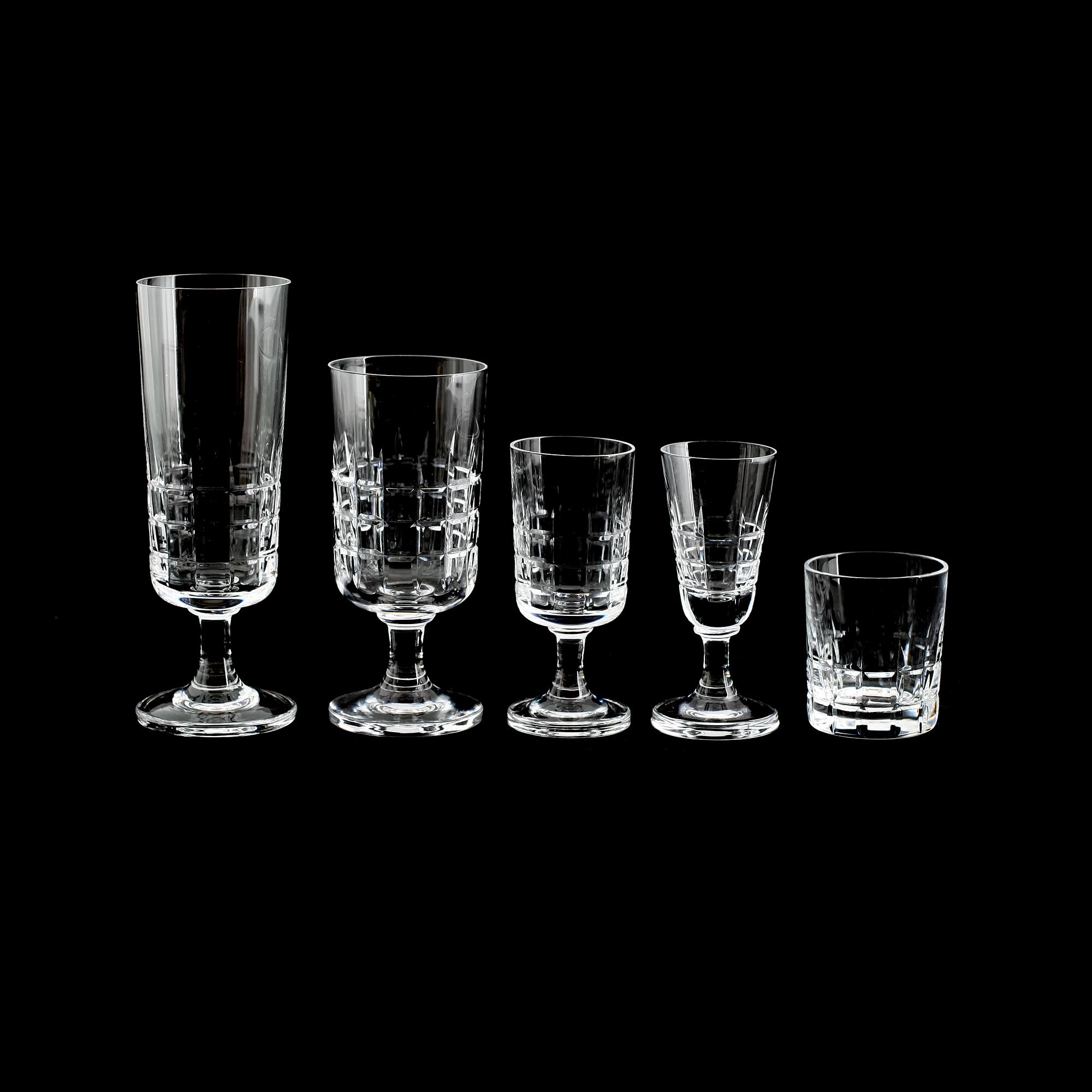 SERVISGLAS, 50 delar, City, Vicke Lindstrand, Kosta.
