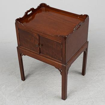 BEDSIDE TABLE, probably England, second half of the 20th century.