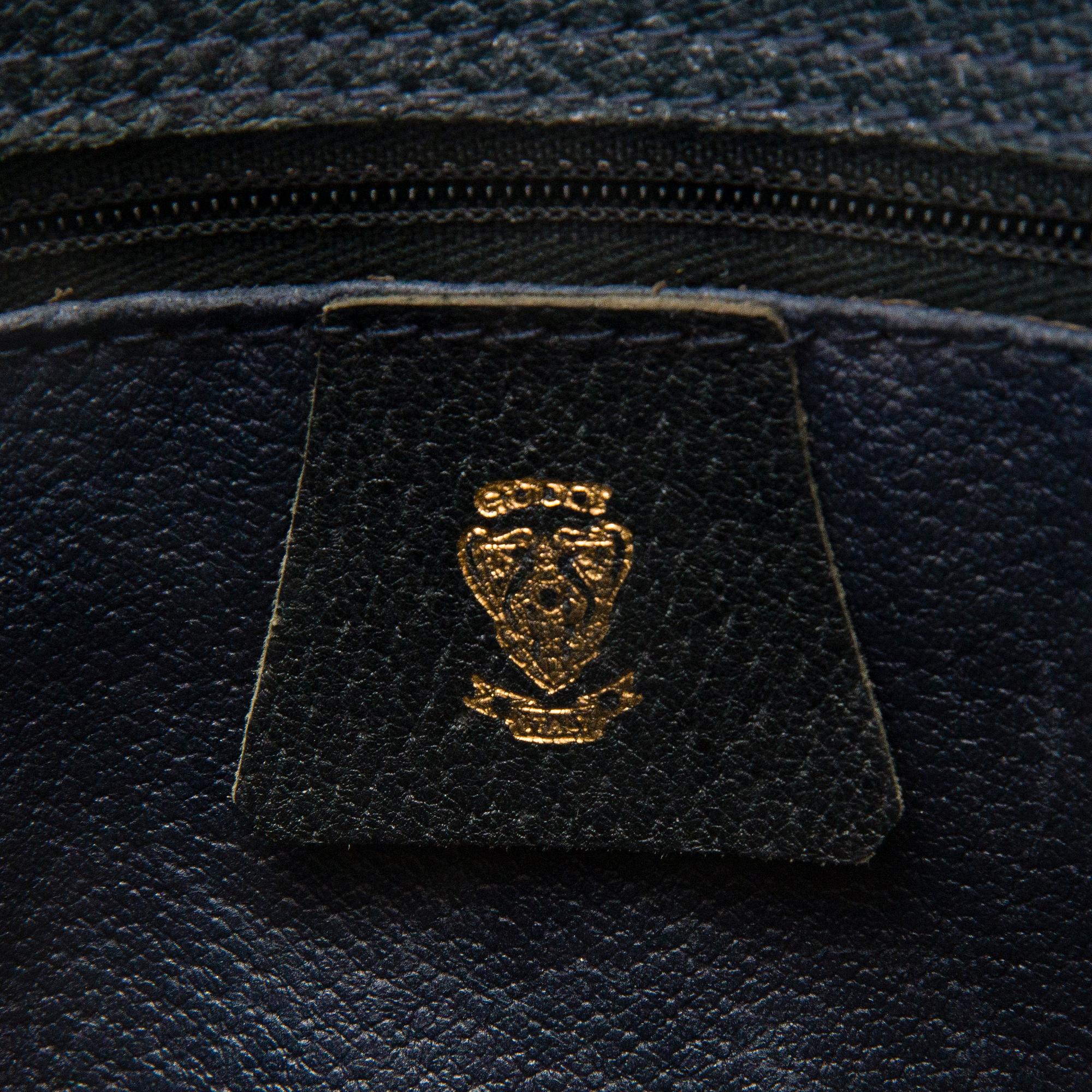 GUCCI, AXELREMSVÄSKA, 1980-tal.