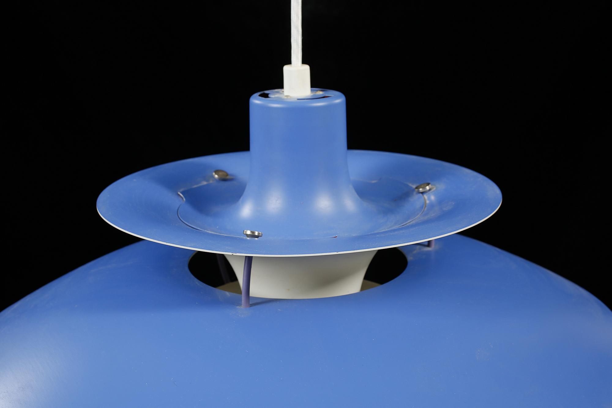 TAKLAMPA, "PH 5" design Poul Henningsen för Louis Poulsen, 1900-talets fjärde kvartal, höjd ca 25 cm.