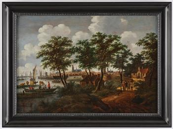 Willem van Drielenburgh, View of the city of Dordrecht.