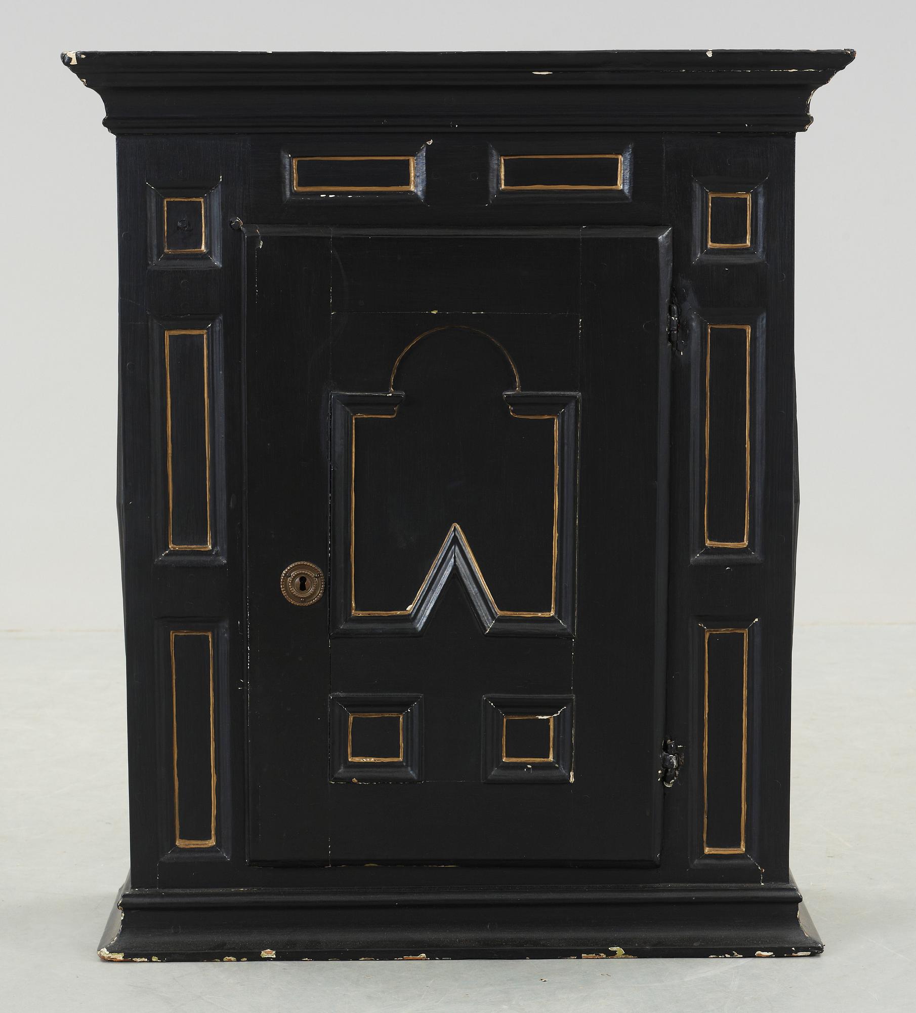 VÄGGSKÅP, barock, 1700-talets mitt.