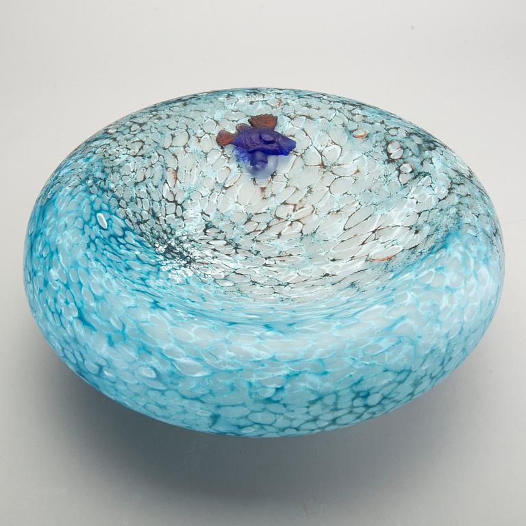 Kjell Engman, glas, skulptur, signerad, Kosta Boda.