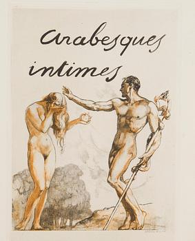 Alméry Lobel-Riche, kansio eroottisia etsauksia, "Arabesques Intimes".