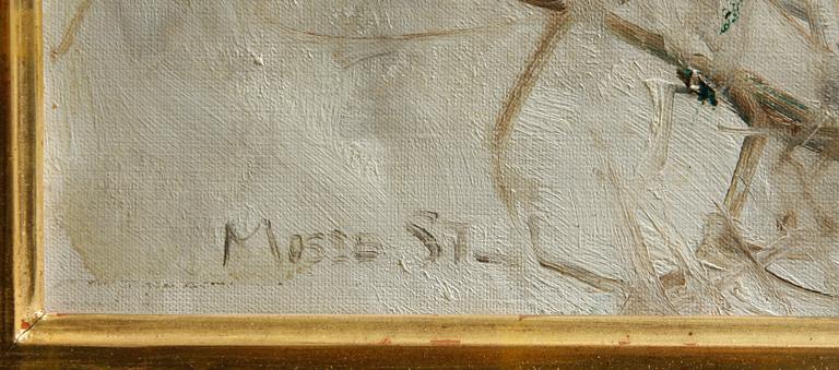 MOSSE STOOPENDAAL, olja på duk, sign.
