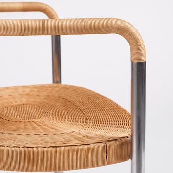 Poul Kjaerholm, karmstol "PK-12", edition E Kold Christensen, Danmark, tidigt 1960-tal.