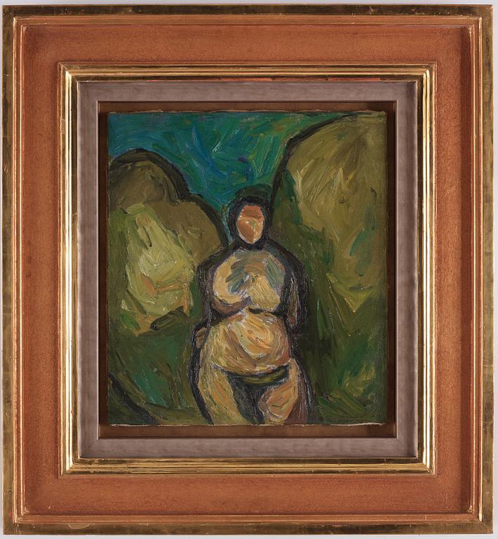 Evert Lundquist, Sketch to composition "Standing woman".