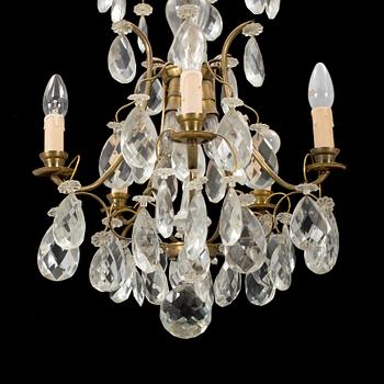 A mid 20th century baroque style chandelier.